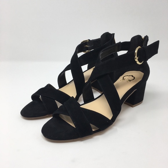 wonders block heel sandal
